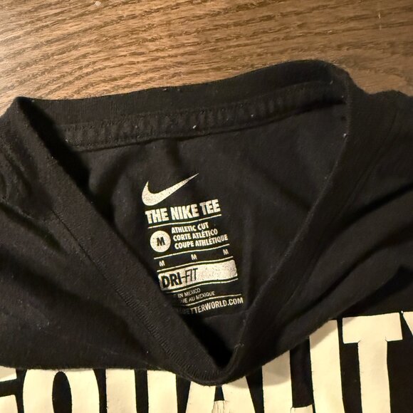 Nike Equality Shirt - Dri-fit - Size Medium - Black - Picture 4 of 5